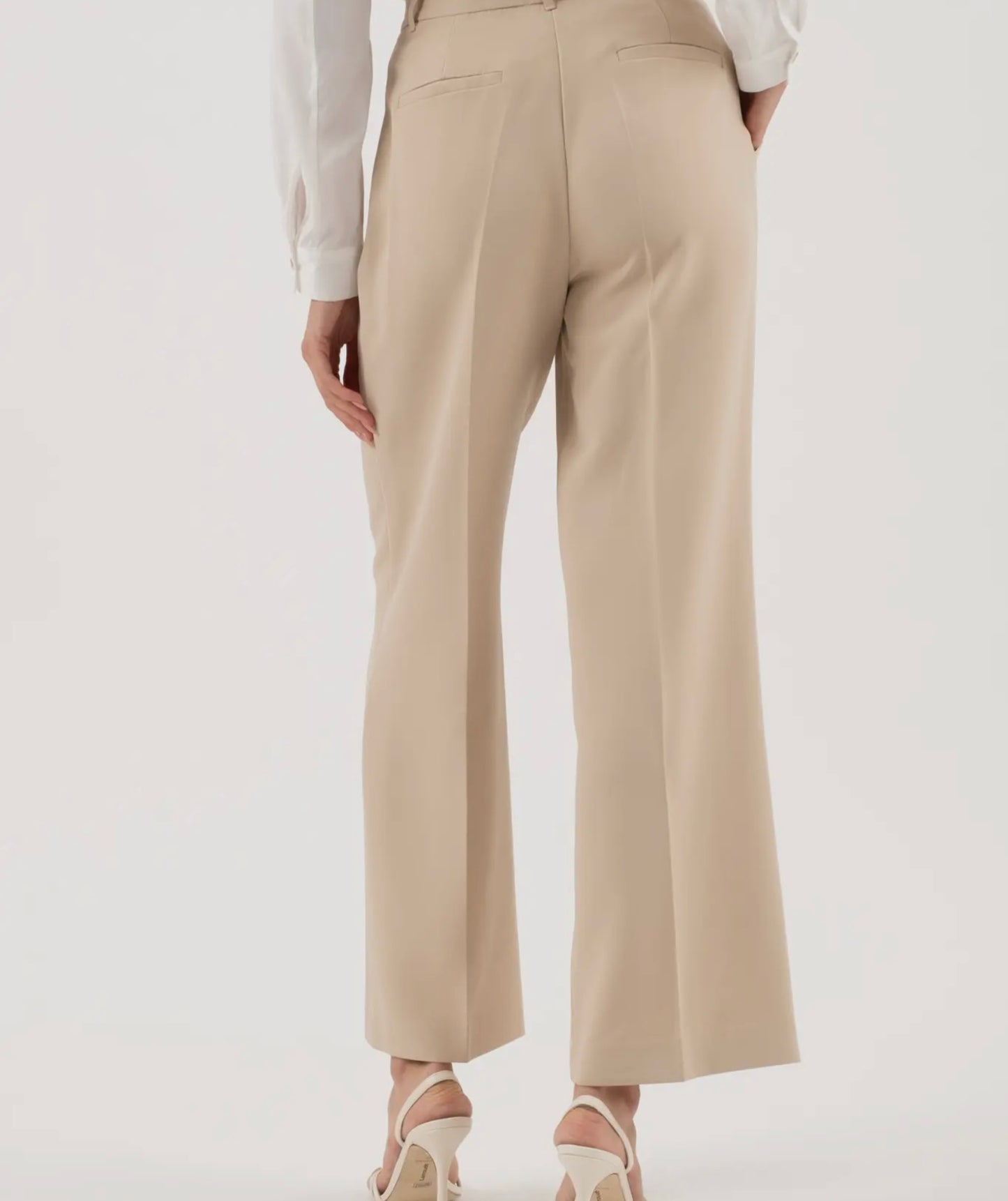 High waist wide leg dress pants