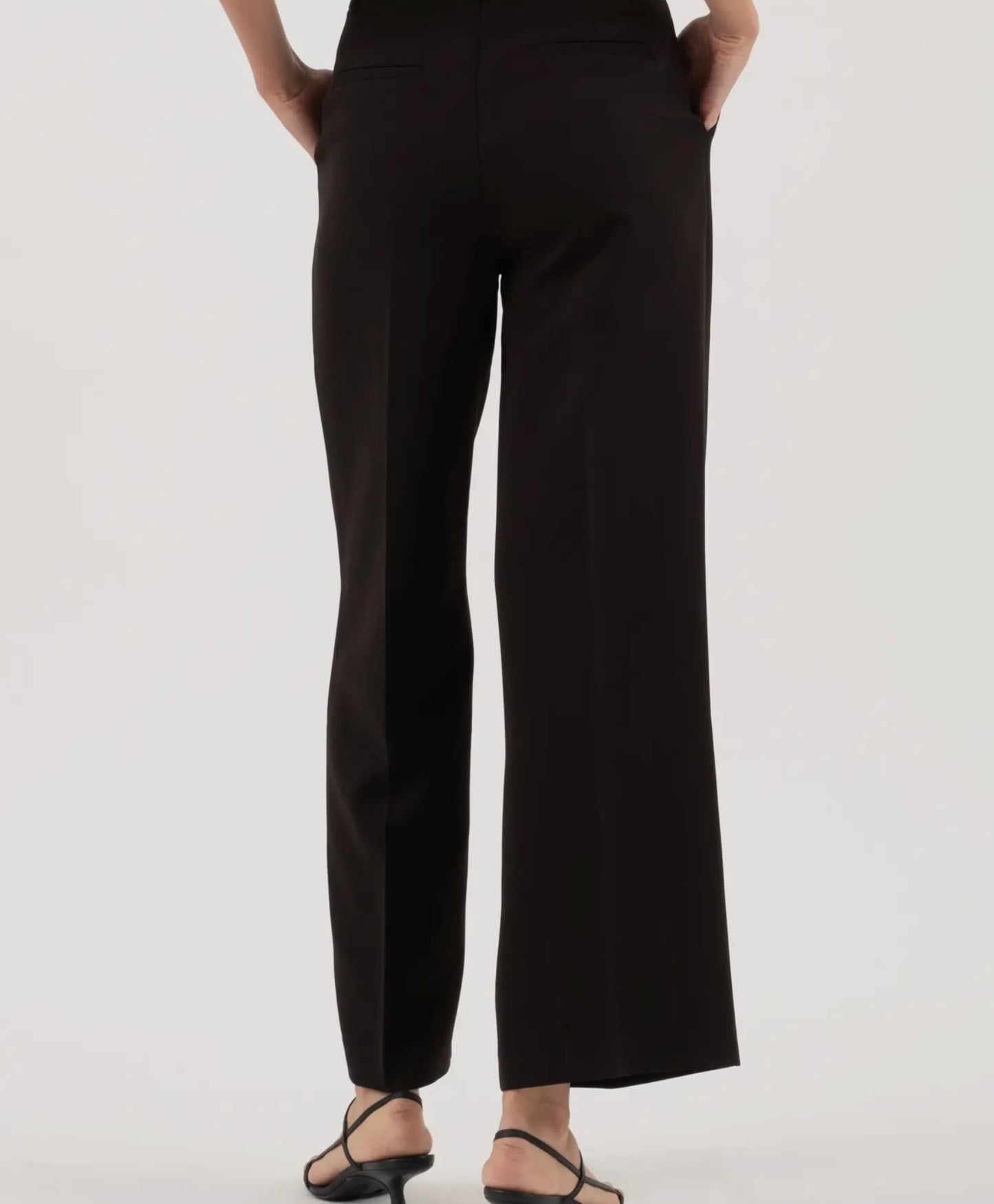 High waist wide leg dress pants