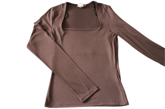 Brown Long sleeve top